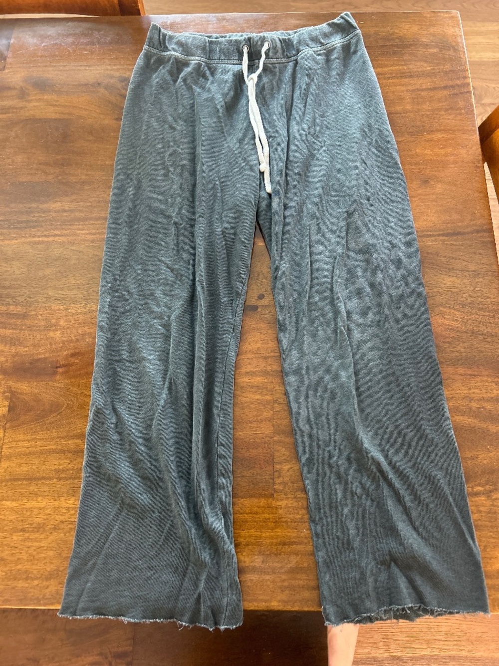 James Perse cropped drawstring French terry sweatpants